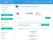 Tablet Screenshot of bip.suchan.pl